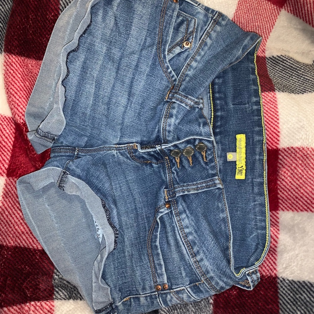 light wash shorts